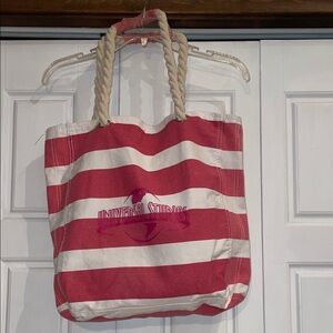 Universal Striped Tote with Rope Handles